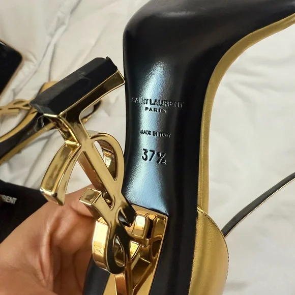YSL Opyum Oro Sandal Heels - Picture 8 of 9